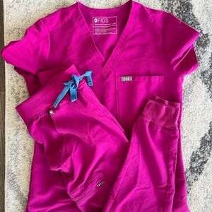 XXSP Fig scrubs joggers set